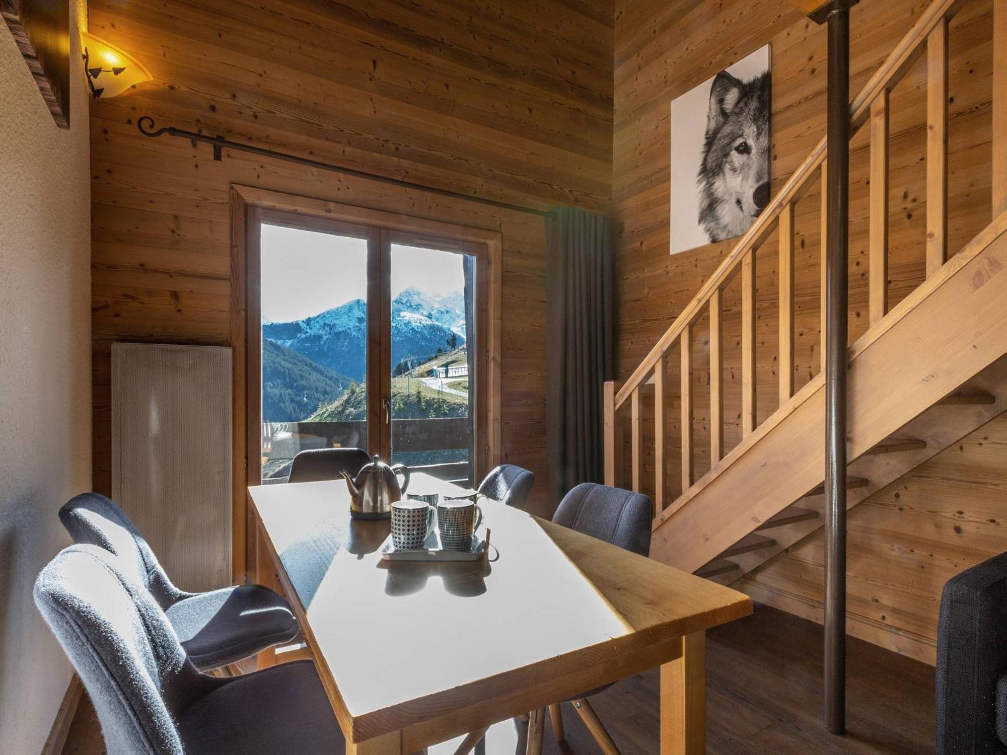 Charmant Duplex 8 Pers. Skis Aux Pieds A Meribel Mottaret, Balcon, Cuisine Equipee, Animaux Admis - Fr-1-355-141 Apartman Kültér fotó